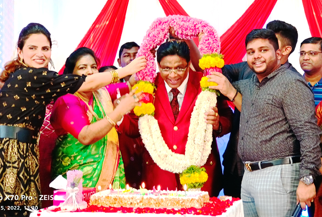 Bro Andrew Richard marks his 60th Birthday 2022 with grandeur at Prayer Centre, Valahcil in Mangalore on July 15th Friday along with large devotees and members of Grace Ministry.